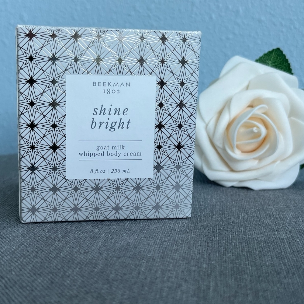 NIB BEEKMAN 1802 SHINE BRIGHT WHIPPED BODY CREAM